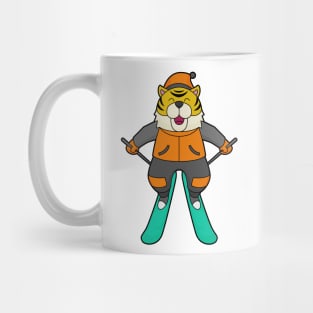 Tiger Skier Ski Mug